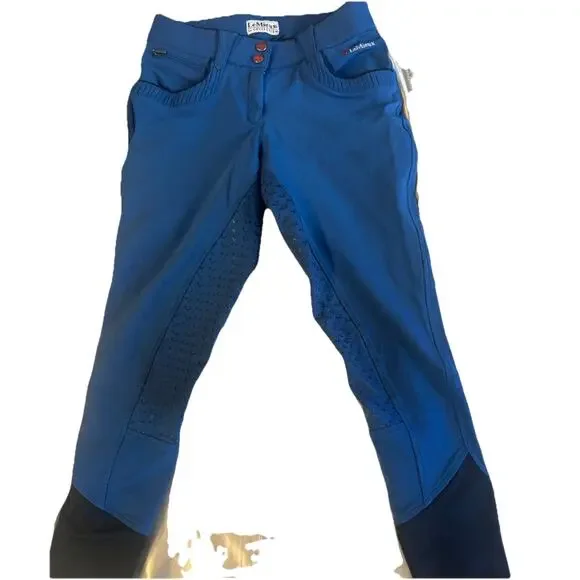 Le Mieux Riding Pants | Blue | Preloved | Equestrian Babe | Horse Girl | - Picture 2 of 16